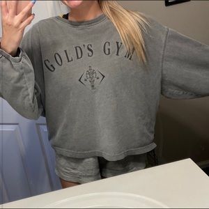 Vintage Crew Neck Sweatshirt- Gold’s Gym